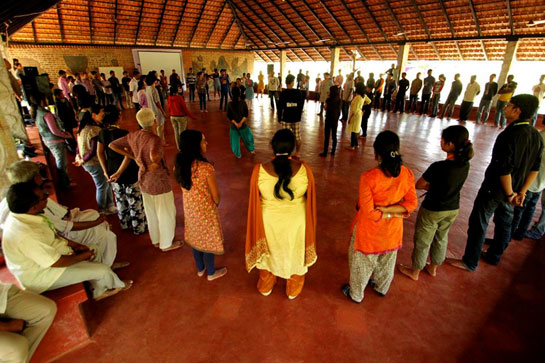 Udaan 2013 Climate Training for Young People in Bangalore.
