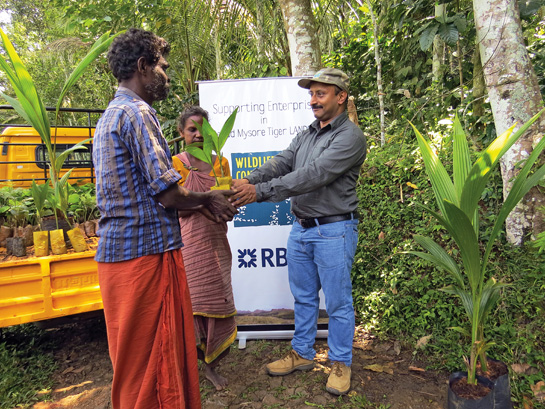 P.M. Muthanna joined the WCS effort to support the government's voluntary relocation of 1,550 tribal families marooned within the Nagarahole Tiger Reserve in 2000. His work involved hand-holding villagers to enable a successful relocation at their new sites and interacting with local leaders of various hues.