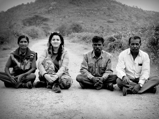 Trackers in Bandipur National Park, Karnataka