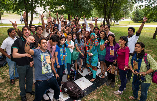 The South Asian delegation to Global Power Shift in Turkey in June 2013, an international meeting to empower youth climate leaders.