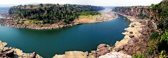 A view of the Ken river in the Bundelkhand region of central India.