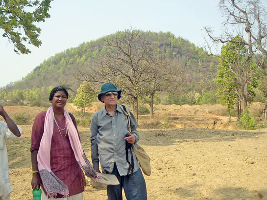 The author and his wife Phiilomina (right).
