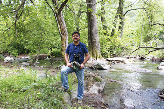 Wildlife Warden of Dachigam, Kashmir, Tahir Shawl, is happiest in the wilderness he is sworn to protect.