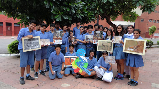 Global Tiger Day celebrations in Delhi.