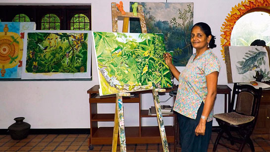 Meena Subramaniam's art has that ineffable quality that speaks to the viewer and replenishes the soul.