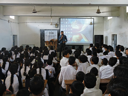 SEWA conducts outreach programmes for school and college children in Gondia and neighbouring districts throughout the year.