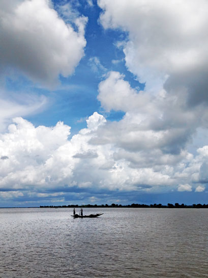 Clouds loom over the water channels and mangrove forests of the Bangladeshi Sundarbans, close to where the Rampal Power Station, a 1320 megawatt coal-fired power plant, has been proposed to be built. Clouds loom over the water channels and mangrove forests of the Bangladeshi Sundarbans, close to where the Rampal Power Station, a 1320 megawatt coal-fired power plant, has been proposed to be built.