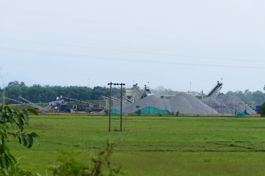 The stone crusher unit at Dhulpahar has emerged as a new threat to the Karbi foothills elephant habitat.