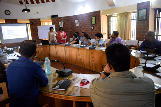 Dr. Shomita Mukherjee and Dr. Vishnupriya Kolipakam educating the enthralled participants.