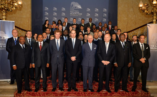 Delegates to the London Conference on The Illegal Wildlife Trade, February 12-13, 2014.