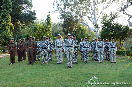 With their field skills honed to perfection, the daunting women of Maharashtra's Special Tiger Protection Force from Pench (top) and Tadoba (above) are aptly called &acirc;Durga Shakti'.