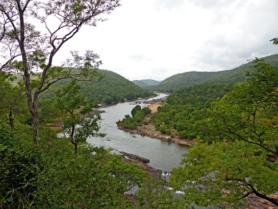 The Cauvery river, focus of India's latest water-war, snakes between the Cauvery Wildlife Sanctuary in Karnataka and the newly-notified Northern Cauvery Wildlife Sanctuary of the Melagiris.