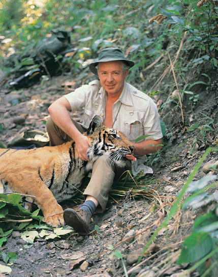 Peter Jackson with a tranquillised tiger in Nepal: âCats are among the most beautiful works of nature. Peter Jackson with a tranquillised tiger in Nepal: âCats are among the most beautiful works of nature.
