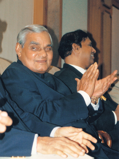 Atal Bihari Vajpayee, Prime Minister of India. Atal Bihari Vajpayee, Prime Minister of India.