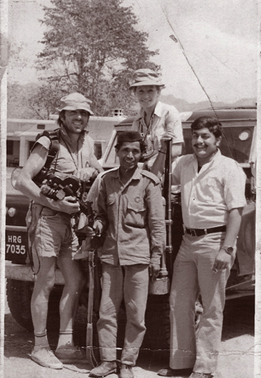 This was then: Jolly Uncle with Christian Zuber and Brijendra Singh in different times. He has spent 50 years in the service of Corbett, a wilderness he loves. This was then: Jolly Uncle with Christian Zuber and Brijendra Singh in different times. He has spent 50 years in the service of Corbett, a wilderness he loves.