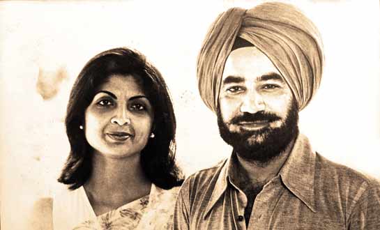 Man Mohan Singh seen here with his late wife, Sardarni Bimal Man Mohan Singh, who shared his passion for natural India, in a file picture from the late 1970s.