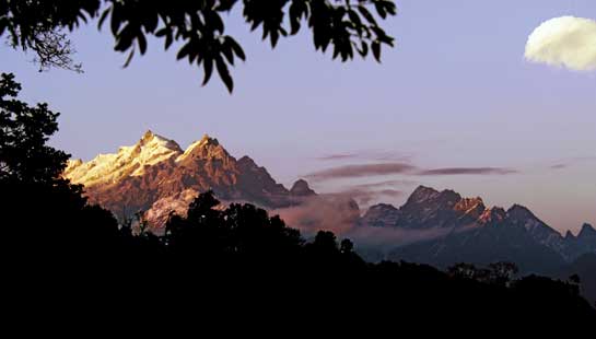 The calm of a Himalayan landscape is part of the magic of being out in the wilderness.