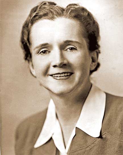 Right from the start, Rachel Carson wanted to become a writer. She grew up on a small farm outside of Pittsburgh. The woods and hills around her home were her playground, her mother and her nature guide. Young Rachel wrote stories full of owls, frogs and robins. Several were published in children's magazines.
