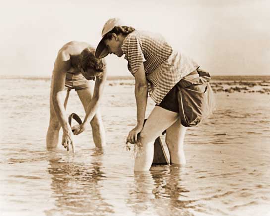 A marine biologist, Rachel Carson changed the very way that humans looked at the planet. Her books explored ocean life from the shore to the depths and highlighted how human actions were poisoning ecosystems. Here, she is seen along the Atlantic Ocean shore in 1952, together with Bob Hines, a biologist and illustrator with the U.S. Fish and Wildlife Service.