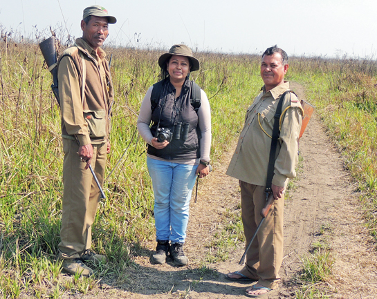 Seasoned patrollers always point their rifles downwards,