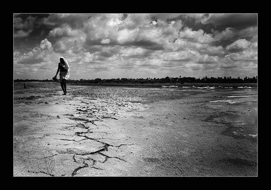 India's primarily agrarian population will be severely impacted by changing weather patterns and climatic unpredictability. Alternating droughts (above) and floods will wreak havoc across our pastures, leaving large segments of the population without food and water.