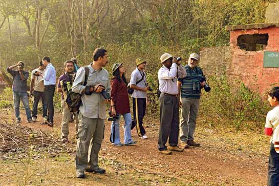 TBBW completed a year on March 5, 2014, which was marked by a celebratory walk at the Nandankanan Zoological Park led by eminent field biologist A. J. T. Johnsingh (second from right).