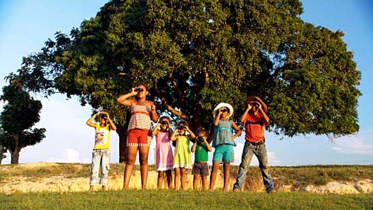 Explorers from &acirc;My Pantanal', a film directed by Andrea Heydlauff, about a boy who lives in the world's largest wetland in Brazil.