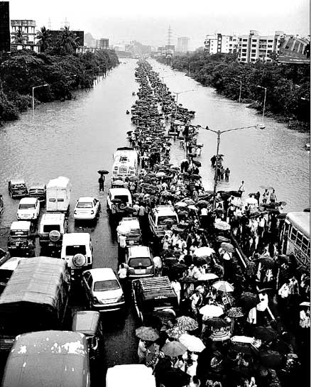 Extreme climatic events such as Mumbai's Mithi river calamity could become more frequent, more intense.