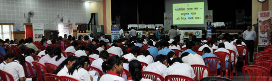 Students participate in  quiz hosted for Global Tiger Day.