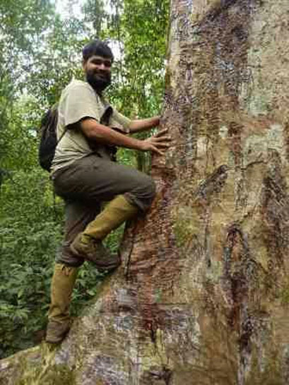 Rohit Naniwadekar in field