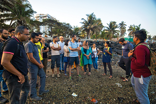 The Marine Life of Mumbai, a citizen's collective, is performing a remarkable feat of generating interest about the city's marine life through regular shore walks, talks and other interactive events.