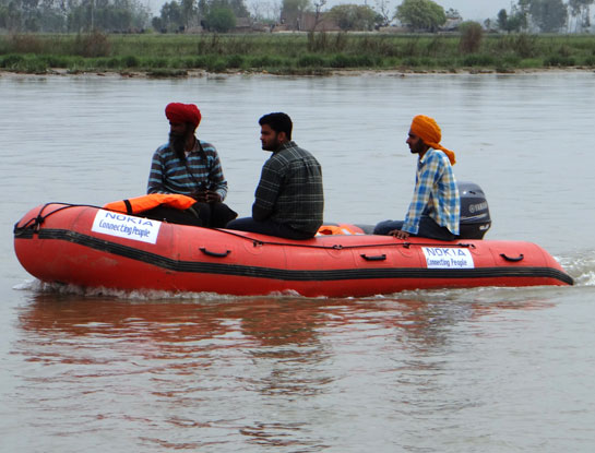 WWF-India's survey team spent two years collecting data on the bhulan.