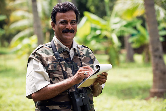 T.S. Subramaniya Raja, Secretary of the Wildlife Association of Rajapalayam for Nature, was instrumental in stopping the Varshanadu Srivilliputur road, which threatened to cut clean through a portion of Srivilliputur Grizzled Giant Squirrel Wildlife Sanctuary.