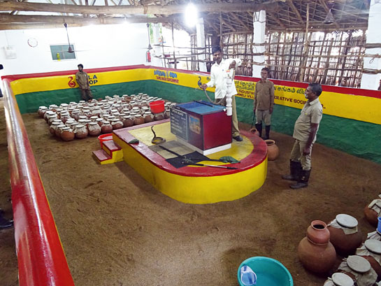 The Irula Snake Catchers' Industrial Cooperative Society harnesses the skills of the Irulas to catch snakes, and extract venom to supply to antivenom-producing laboratories. Their facility is hosted within the Madras Crocodile Bank Trust.